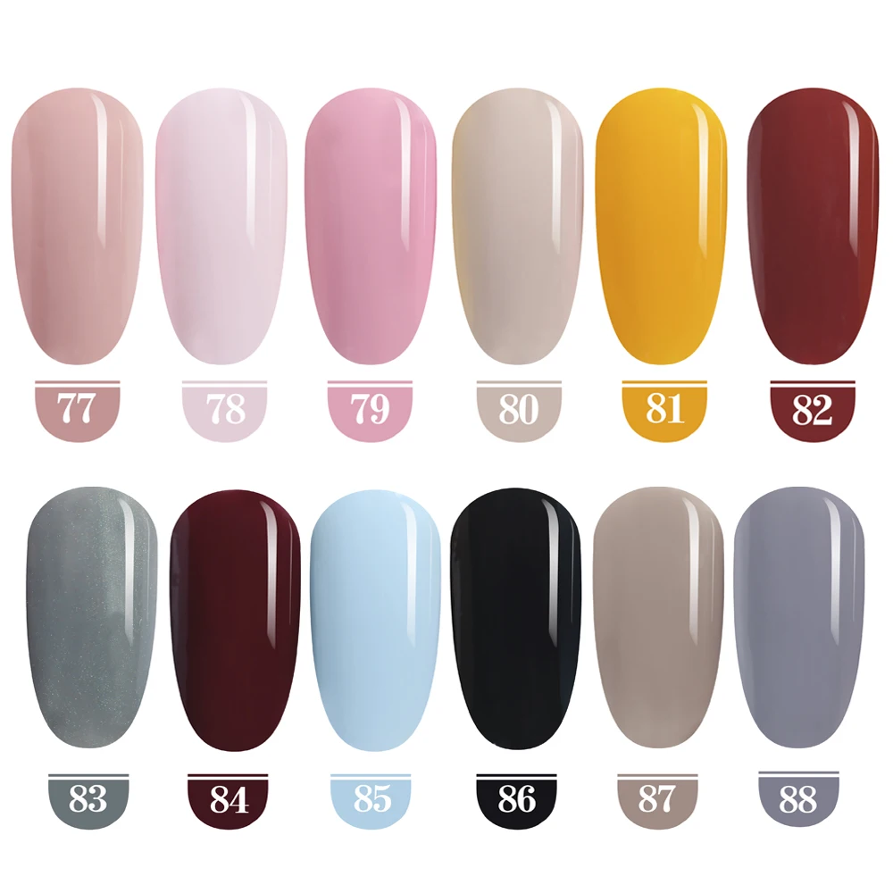 Набор гель-лаков LOVCARRIE 57 для маникюра Полупостоянный УФ-гель ногтей 6 3 мл | Красота