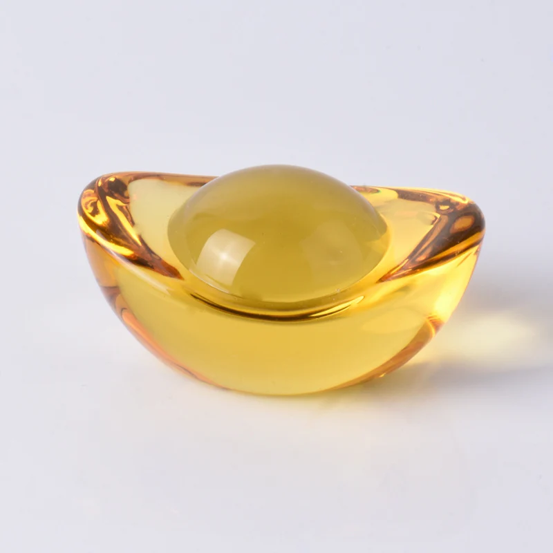 Китай золотой слиток ювелирные изделия счастливый фэн-шуй декоративные