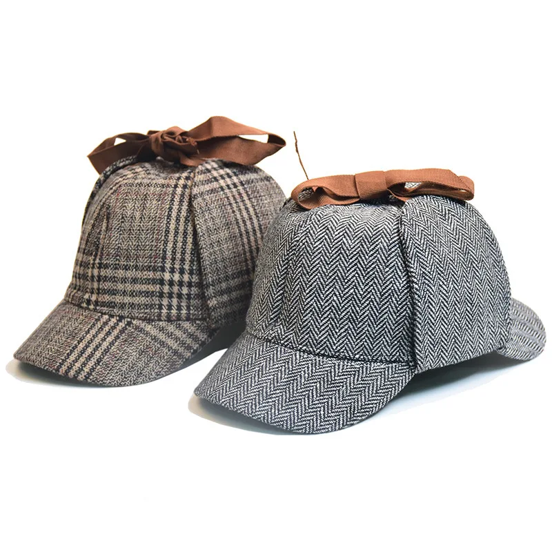 Deerstalker для Шерлока Холмса детектива Конана Холмса шляпа