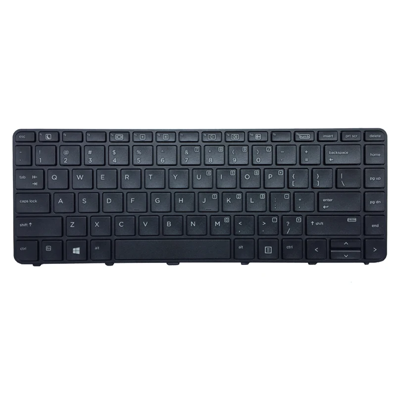 Новая клавиатура для ноутбука HP Probook 430 G3 G4 440 445 640 645 G2 английская черная с рамкой |