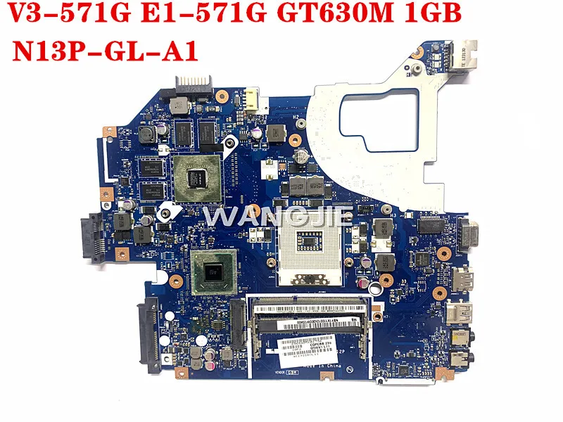 Материнская плата для ноутбука Acer Aspire V3 571G NV56E Q5WVH E1 NBM6B11001 SLJ8C HM77 PGA989 GT710M 2 гб DDR3 100%