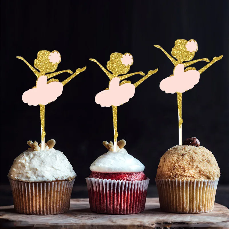 Cakelove 5 шт. балетная Танцовщица девушка украшения для кексов принцесса торт