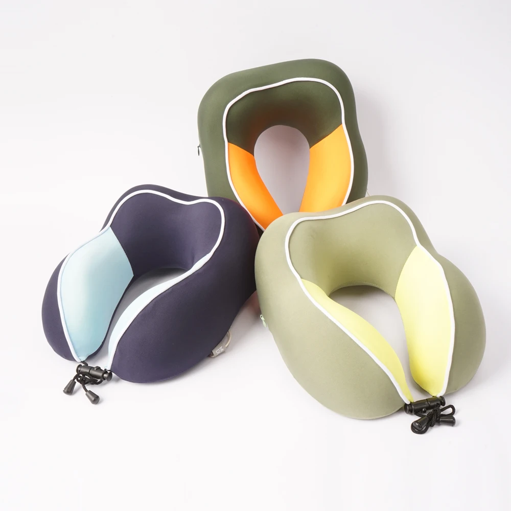 

Дорожная U-образная подушка с эффектом памяти, мягкая дорожная подушка на подголовник, удобная для сна