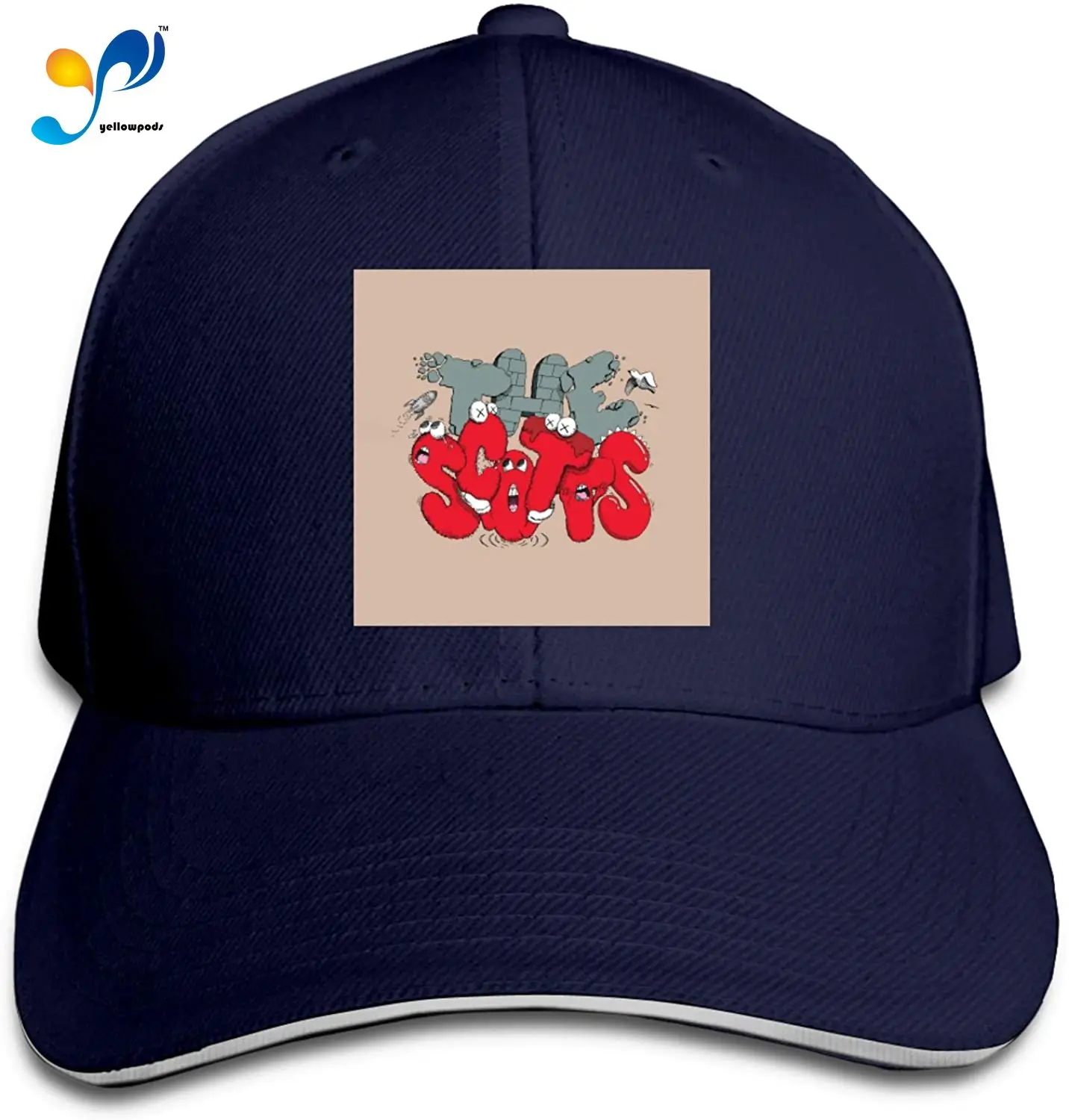 

Travis Scott The Scotts Unisex Baseball Cap Washed Cowboy Hat Adjustable Sun Hat Peaked Sandwich Hat