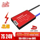 Литий-полимерный аккумулятор delзарядное устройство, 7S, 15 А, 20 А, 30 А, 40 А, 50 А, 60 А, 24 В, PCMPCBBMS для литиевого аккумулятора 3,7 в, 18650 литий-ионный Литий-полимерный скутер