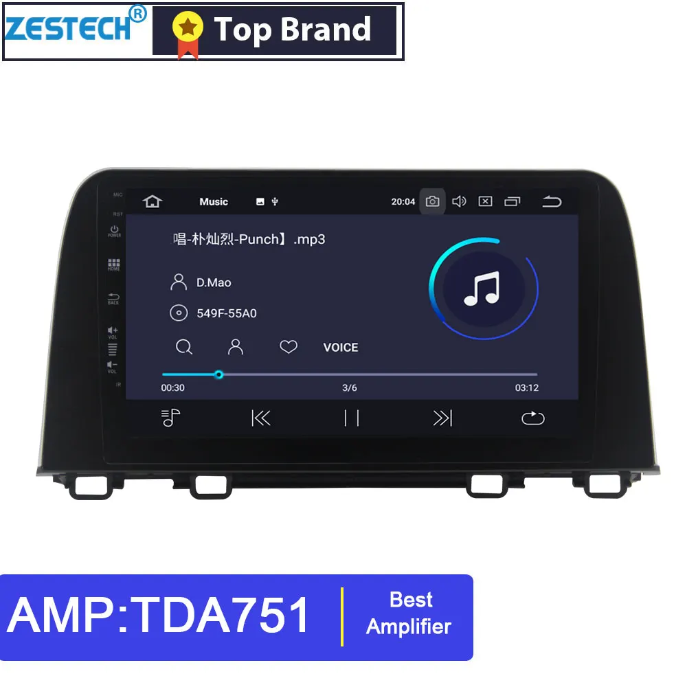 1 Din Android 10 0 IPS 2.5D 9 &quotGPS Радио автомобильный DVD плеер для Honda CR V CRV 2018 Головной блок GPS