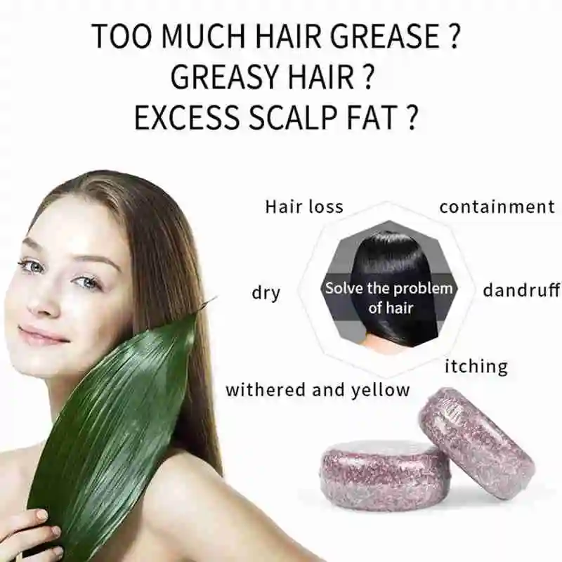 

Pure Plant Extracts Hair Shampoos Handmade Soap No Silicone Natural Esssential Oils Ginger Mint Rose Lavender Hair Care 55g