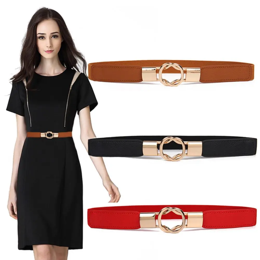 

Women's Clothes Decorated Wild Fashion Simple Double Buckle Belt 03