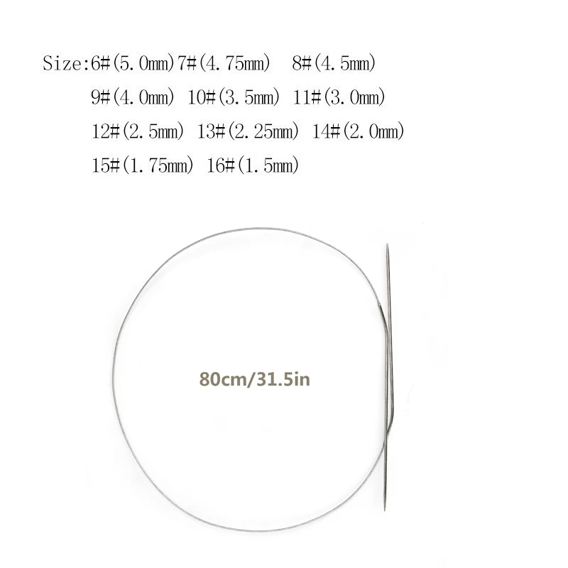 99 шт. Набор круглых спиц для вязания 25/36 см|Швейные иглы| |