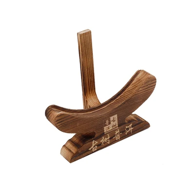 Подставка для чайного торта подставка из массива дерева с логотипом на