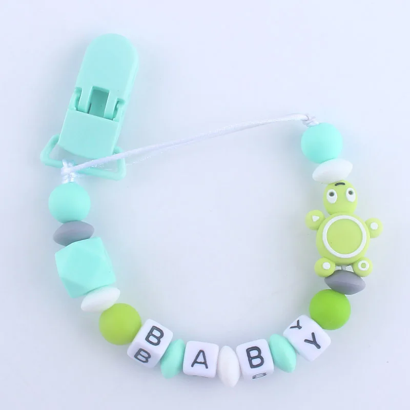 Пользовательские младенческой персонализированные имя соски зажимы