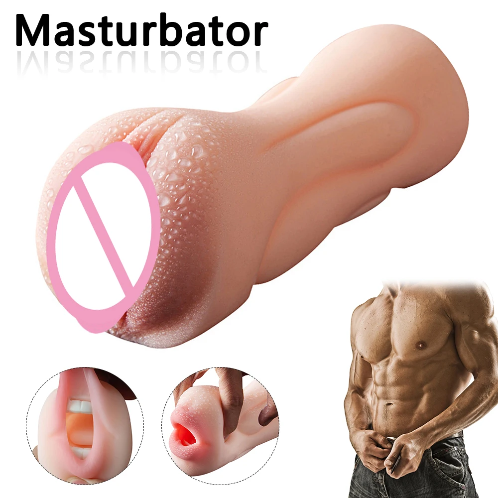 Реалистичная Вагина-мастурбатор для мужчин оральный секс рот мастурбатор с