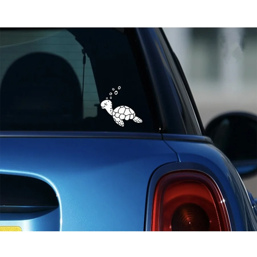 Автомобильная наклейка аксессуары автомобильная милая странная черепаха