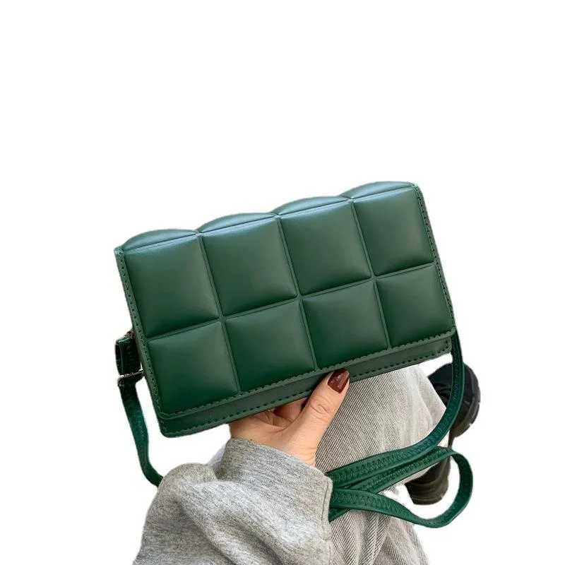 

Women's Tidal Single Shoulder Indentation Messenger Square Bag