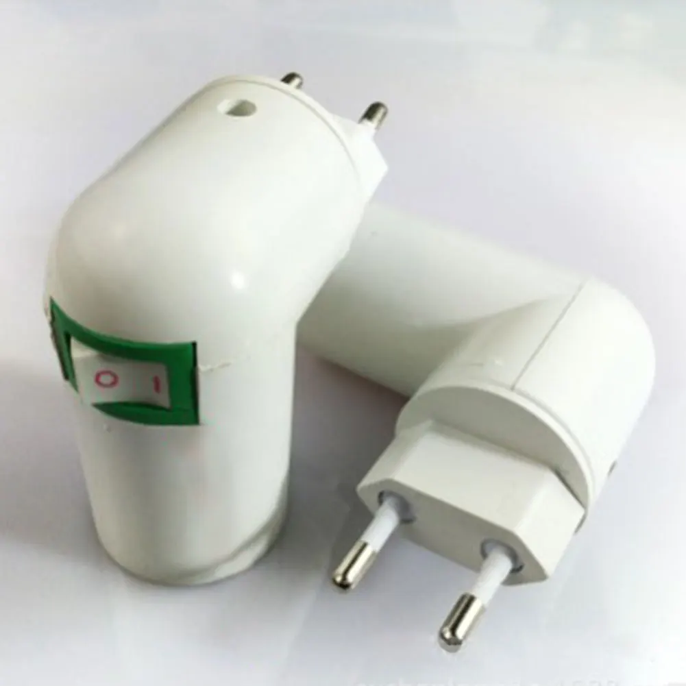 

PP To E27 360 Degree Rotation With Switch Converter Fitting Practical Home Flame Retardant PBT 100-230V Lamp Holder