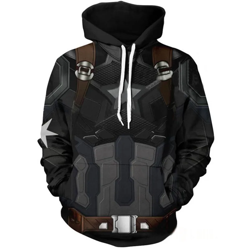 

Spring New Fashion Men Trend Movie Elements 3d Pattern Hoodie Outdoor Street Casual Fashion Sports Hoodie