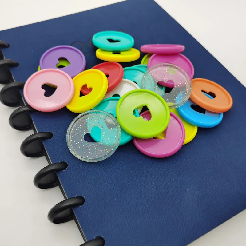 100 шт. 35 мм гриб отверстие переплет диск для книг вязка диски планировщик Пластик