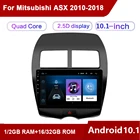 Автомагнитола 2DIN, 10,1 дюйма, Android 10, для Mitsubishi ASX 2010-2018, Citroen C4 Peugeot 4008, без DVD, GPS-навигация, мультимедийный плеер