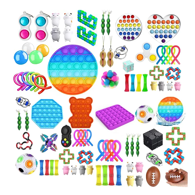 Игрушка-антистресс, игрушка-антистресс, Снятие напряжения, сенсорный набор для детей и взрослых, сжимаемые игрушки для детей и взрослых, игр...
