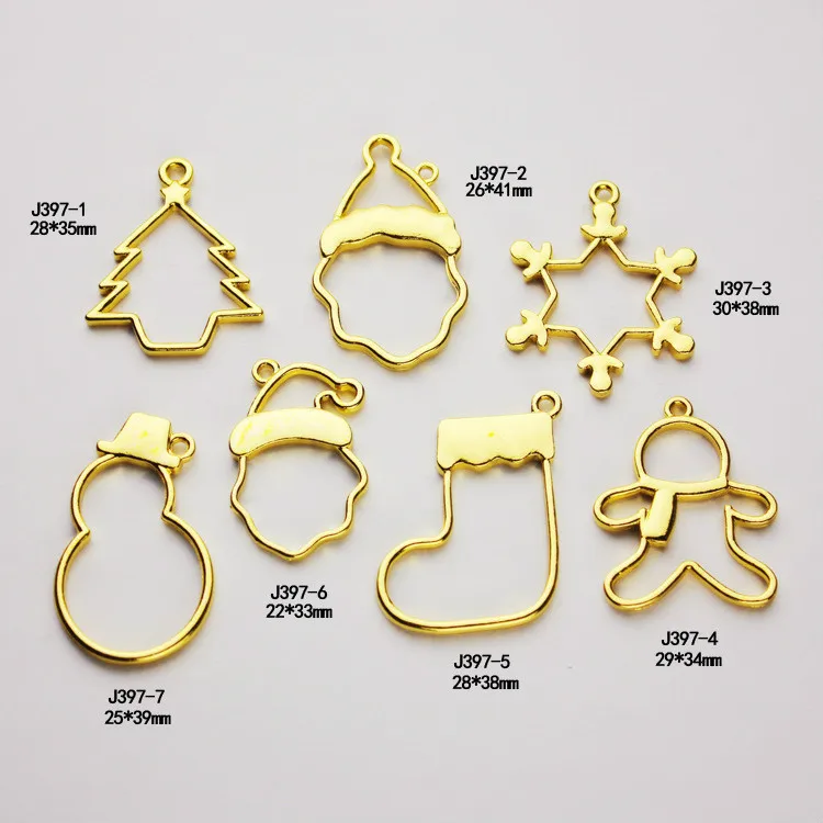 Рождественская рамка с открытым ободом Шарм Санта-Клаус очаровательная