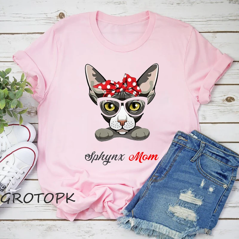 Футболка женская с принтом собаки и коротким рукавом винтажная рубашка из