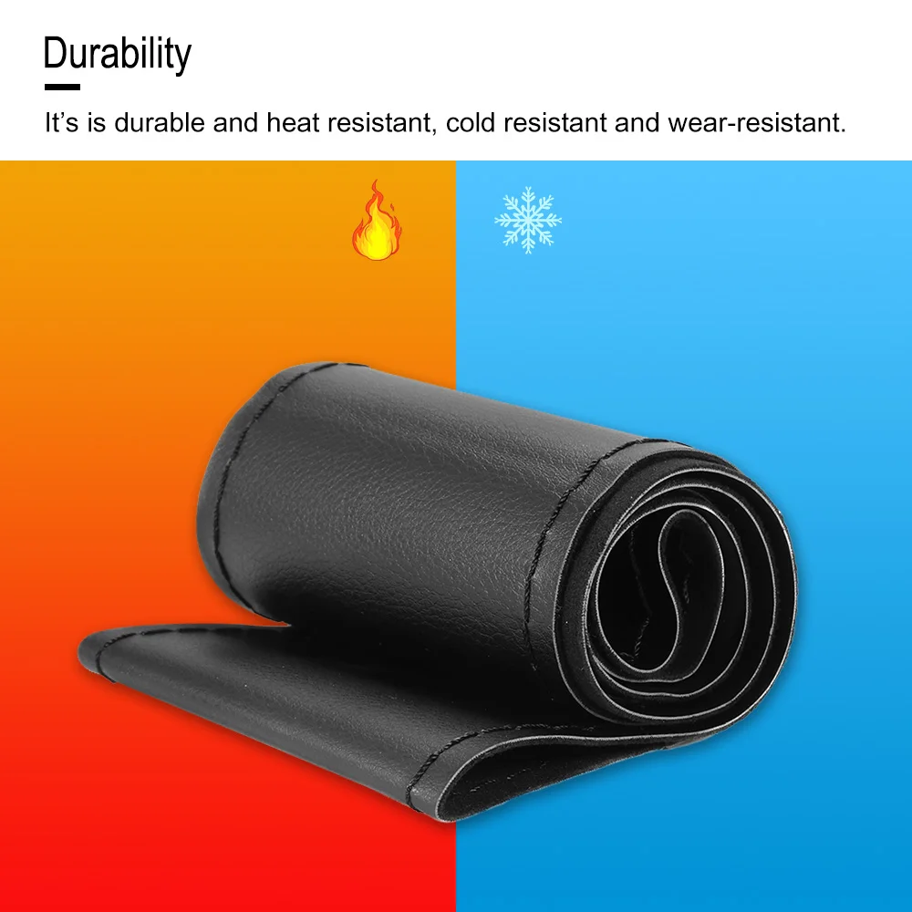 Универсальный чехол рулевого колеса автомобиля против скольжения ручной