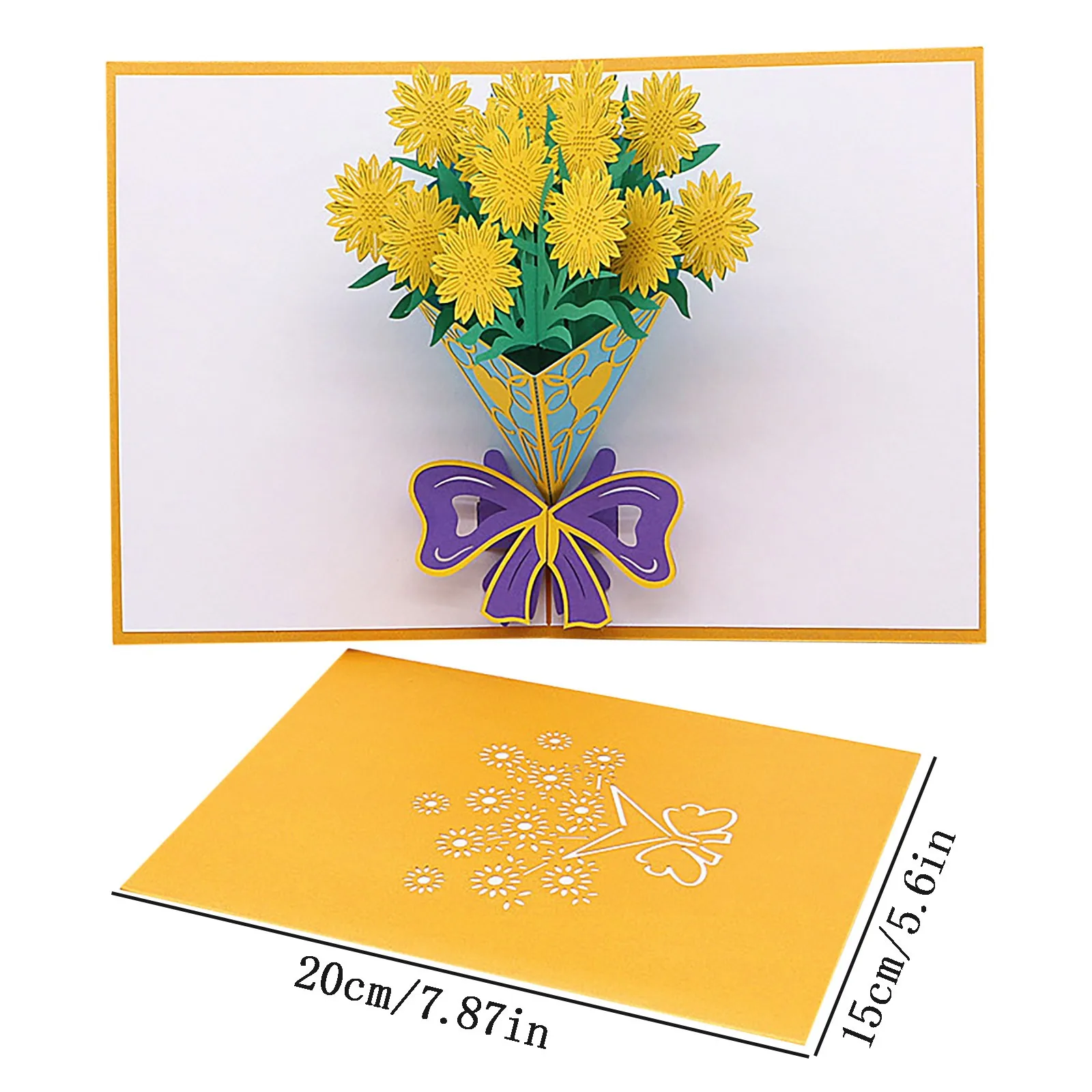 

3D Mother's Day Card Creative Handmade Paper Greeting Card Blessing Card