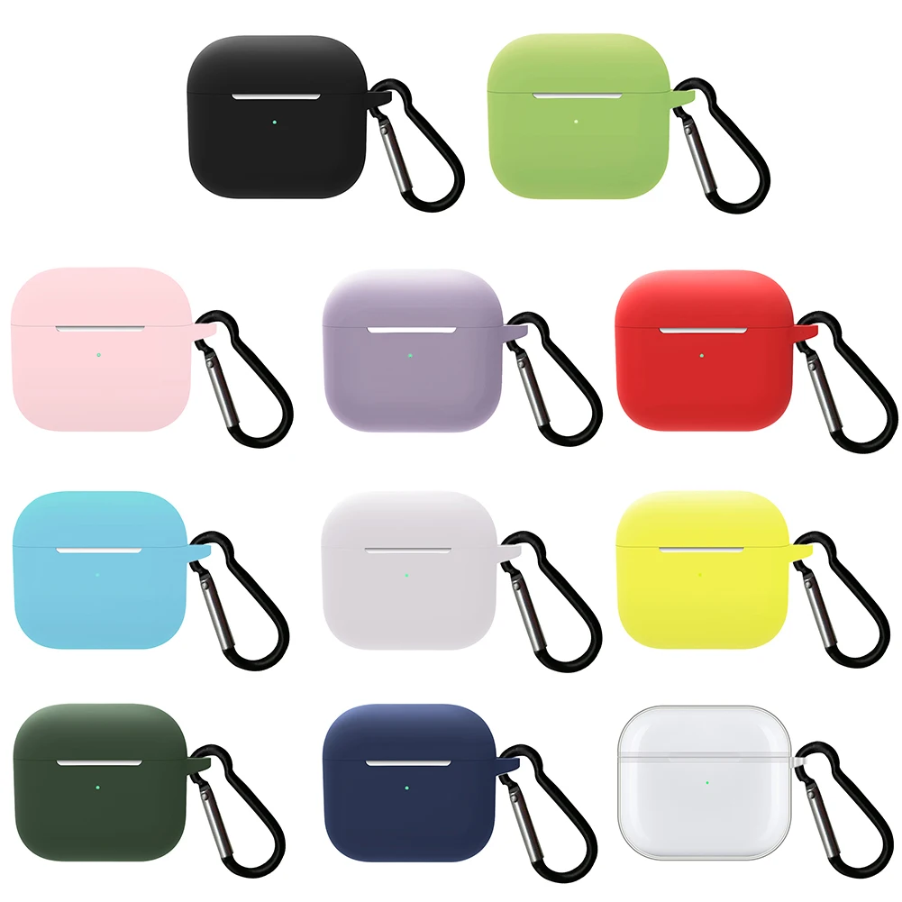 

Earphone Protective Sleeve Silicone/TPU Bluetooth-compatible Headset Protective Case Sleeve for Apple Headset 4th Generation