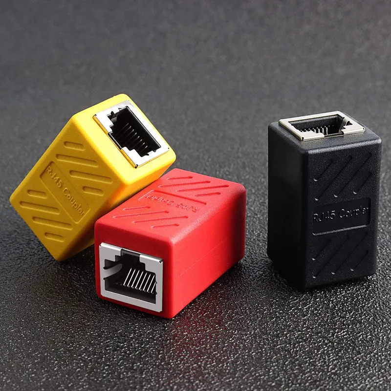 Соединитель RJ45 линейный соединитель Cat6 Cat5e Cat5 удлинитель кабеля Ethernet переходник