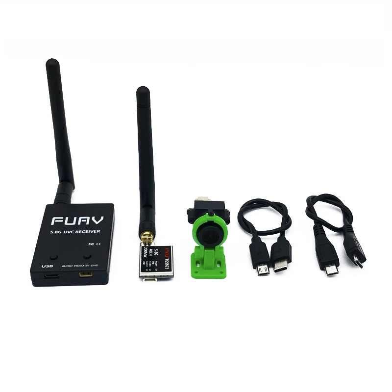 Приемник FPV 5 8G UVC видео OTG телефон Android TS5823 200mw 600mw VTX 1000TVL CMOS камера для RC Drone