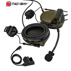 Крепление для шлема TAC -SKY COMTAC II, гарнитура для страйкбола с шумоподавлением, Военная Тактическая гарнитура для стрельбы и тактическая гарнитура PTT U94ptt FG