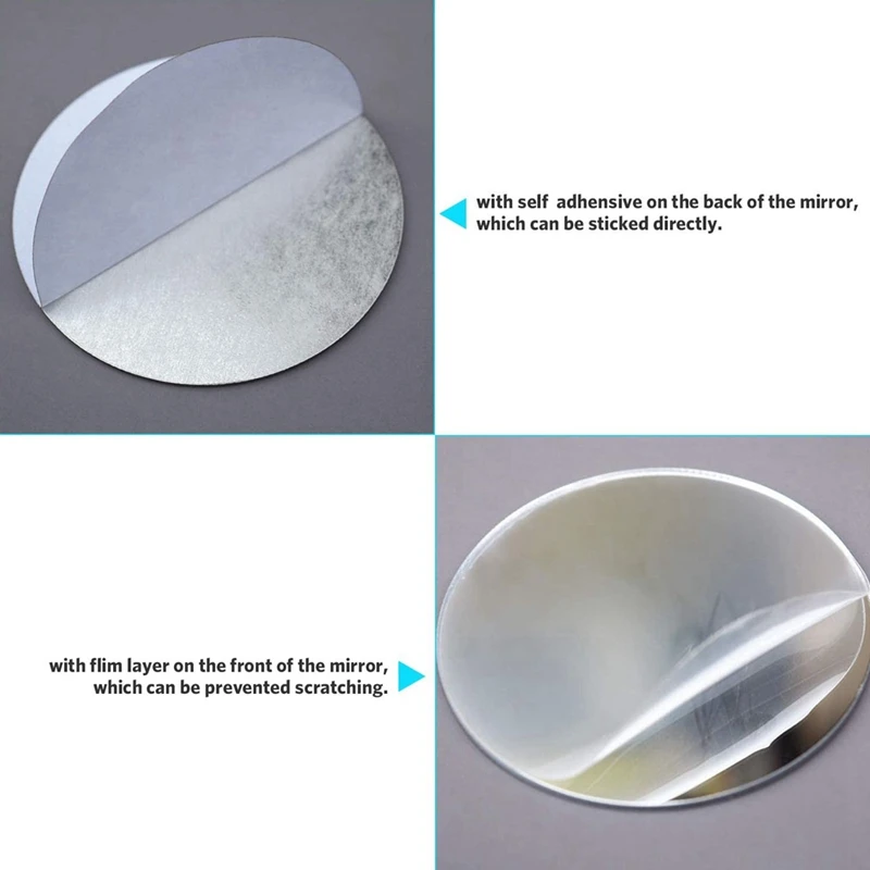 

Silicone Resin Mirror Mold-4 Pieces of Folding Compact Mirror Cover Mold with 8 Mirrors, Makeup Mirror Shell for DIY