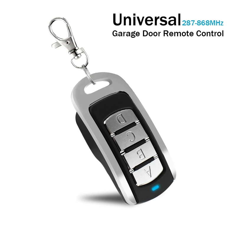 

10x Multi-frequency 287 - 868 MHz Garage door remote control duplicator 4 channel gate door opener 433.92 MHz transmitter
