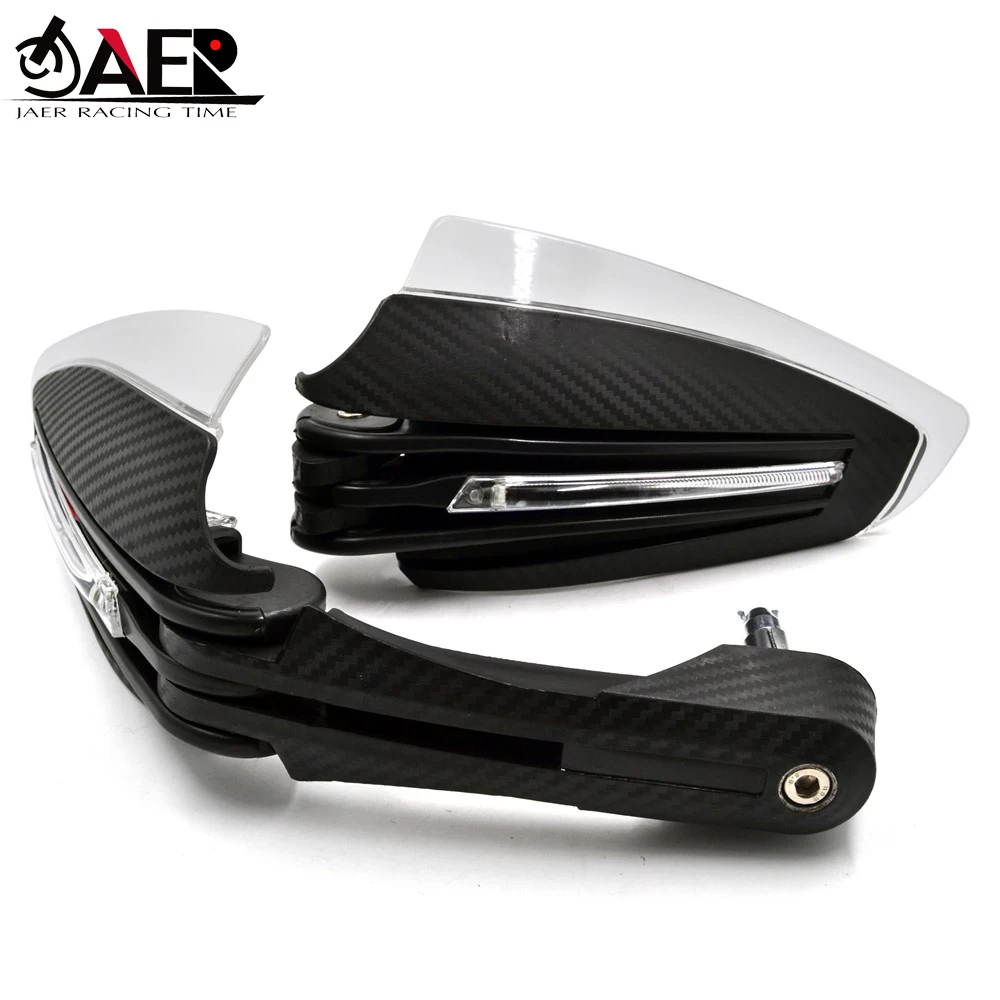JAER Мотоцикл ATV 28 мм 22 Handbar желтый белый светодиодный фонарь Handguard ручной защита от