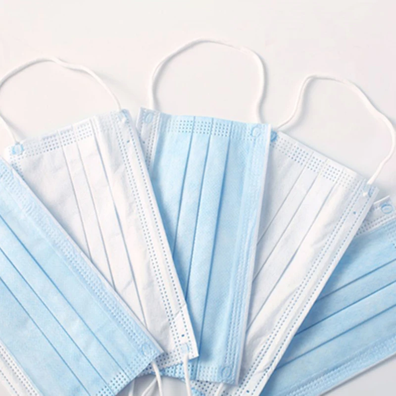 50 шт. одноразовая маска для лица защита от пыли 3-слойный фильтр Нетканая
