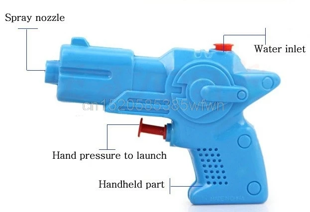 

1pc 125mm Baby Small Pressure Water Gun Children Beach Water Toys Funny #HC6U# Drop shipping