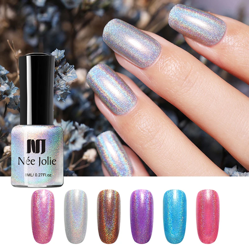 Лак для ногтей с блестящими мерцающими блесками 8 мл|Лак ногтей| |