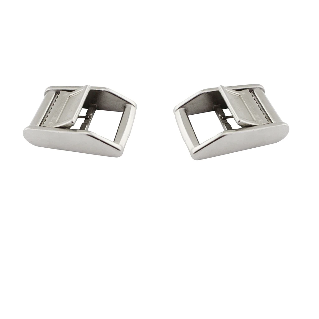 

2pcs Stainless Steel Cam Buckle For Luggage Rack Tie Down Straps