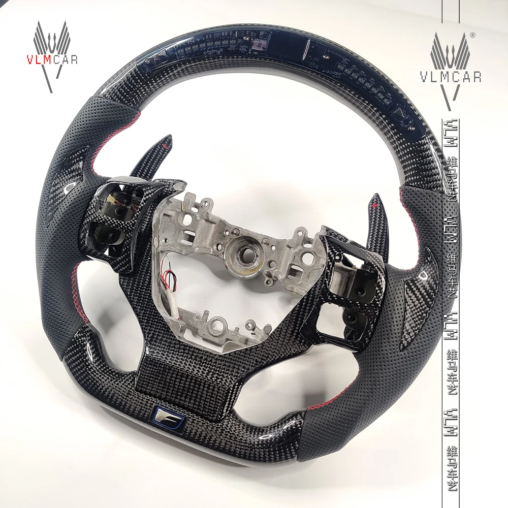 Индивидуальное индивидуальное рулевое колесо из углеродного волокна для Lexus IS /ISF