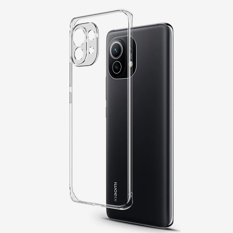 

Высококачественный силиконовый чехол для Xiaomi Mi 11 Ultra Note 10 10T 9 9T 8 Pro Lite SE Ультратонкий Мягкий Прозрачный чехол для Mi A1 A2 A3 Lite