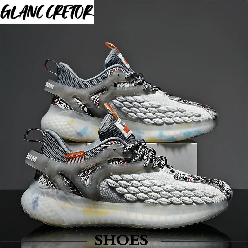 

Мужские кроссовки, амортизирующая обувь для бега, нескользящая удобная спортивная обувь, дышащие кроссовки