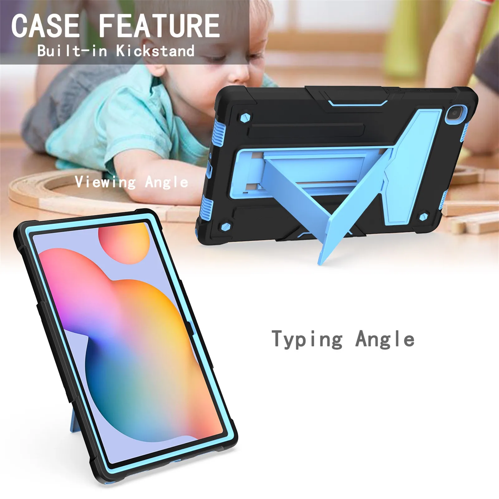 

Чехол для Samsung Galaxy Tab A7 10,4 T500/505 2020, чехол для планшета, подставка, прочный Чехол, новая складная подставка, регулируемый чехол для планшета