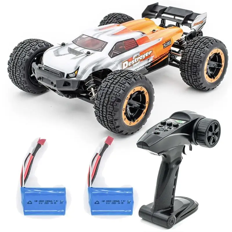 HBX 1/16 16890 RC Car 2.4G Brushless Motor High Speed 45KM/H Big Foot Vehicle Models Truck RC Racing Car Toys For Childrens