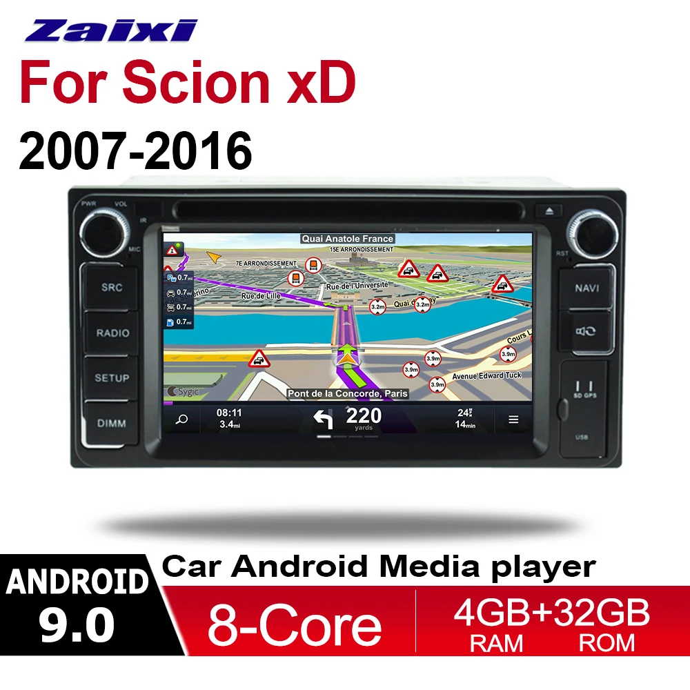 Автомобильные аксессуары для Scion xD 2007 ~ 2016 GPS Android навигация DVD мультимедийный