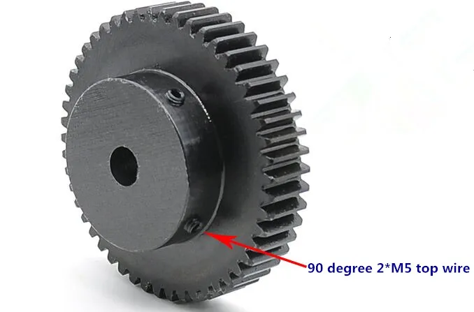 1pc Spur Gear pinion 1.5M 60T 1.5 mod gear rack 60teeth bore 8-20mm spur 45 steel cnc high frequency quenching | Обустройство дома