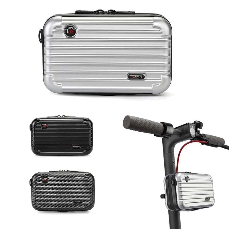 

Складывающаяся велосипедная сумка Mini 7/8 дюйма Жесткий Чехол высокопрочная Передняя сумка водонепроницаемая сумка для горного и шоссейного...