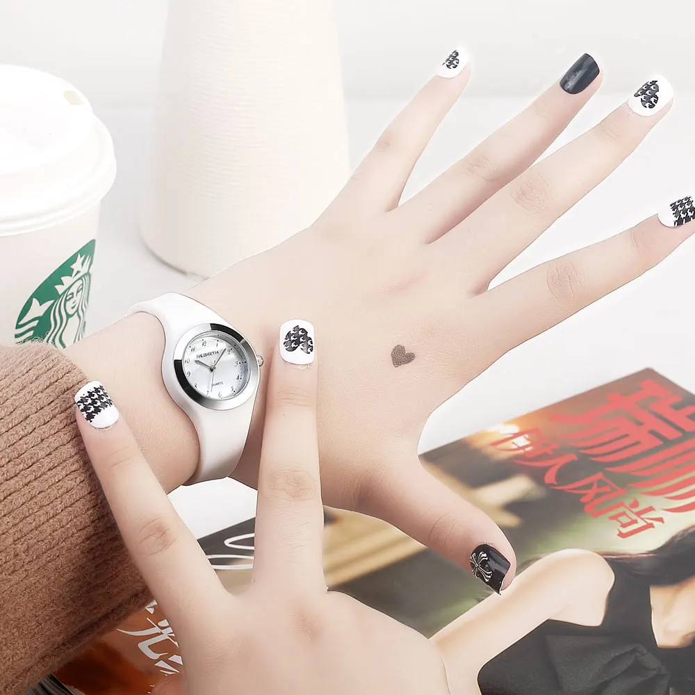 Часы для мужчин и женщин 2019 Лидирующий бренд силиконовый ремешок Женские