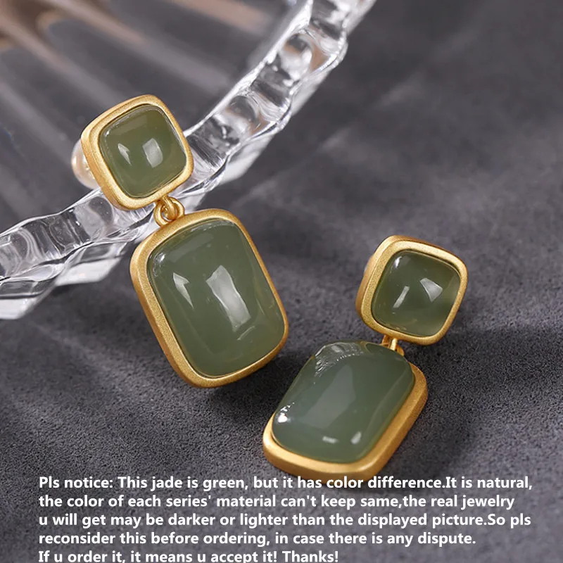 Женские Простые Геометрические Квадратные серьги без геля золотые и белые