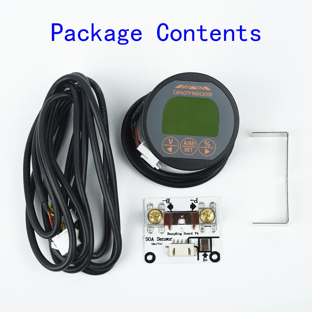 DC 0 80V0 350A аккумулятор монитор SOC AH Вольт тестер емкости Амперметр