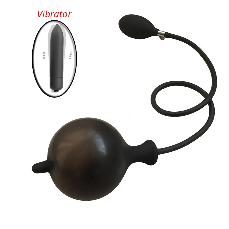 Надувная огромная большая Анальная пробка или кляп для ротовой фиксации